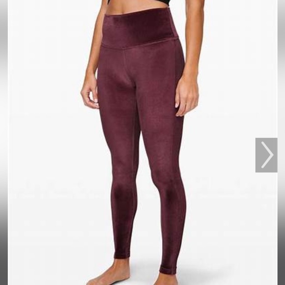 lululemon athletica Pants - Lululemon Wunder Under HR velvet tights